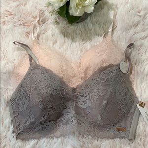 [DANSKIN] NWT , LACEY WIRE FREE BRA SET